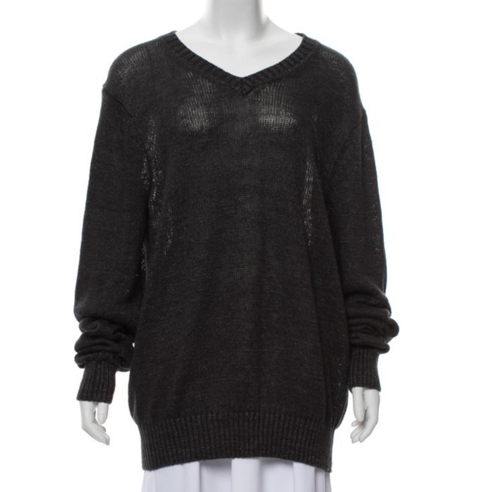 Vince oversize slouchy V Neck knit sweater